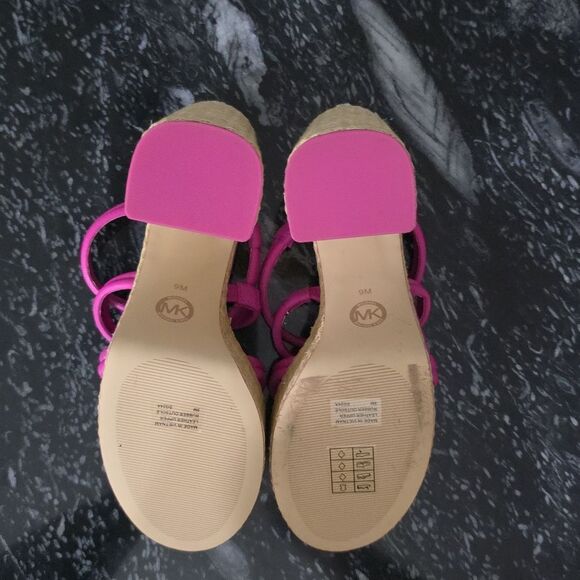 BRAND NEW MICHEAL KORS CORRINE STRAPPY ESPADRILLE PLAFIORM SANDAL - Picture 11 of 15